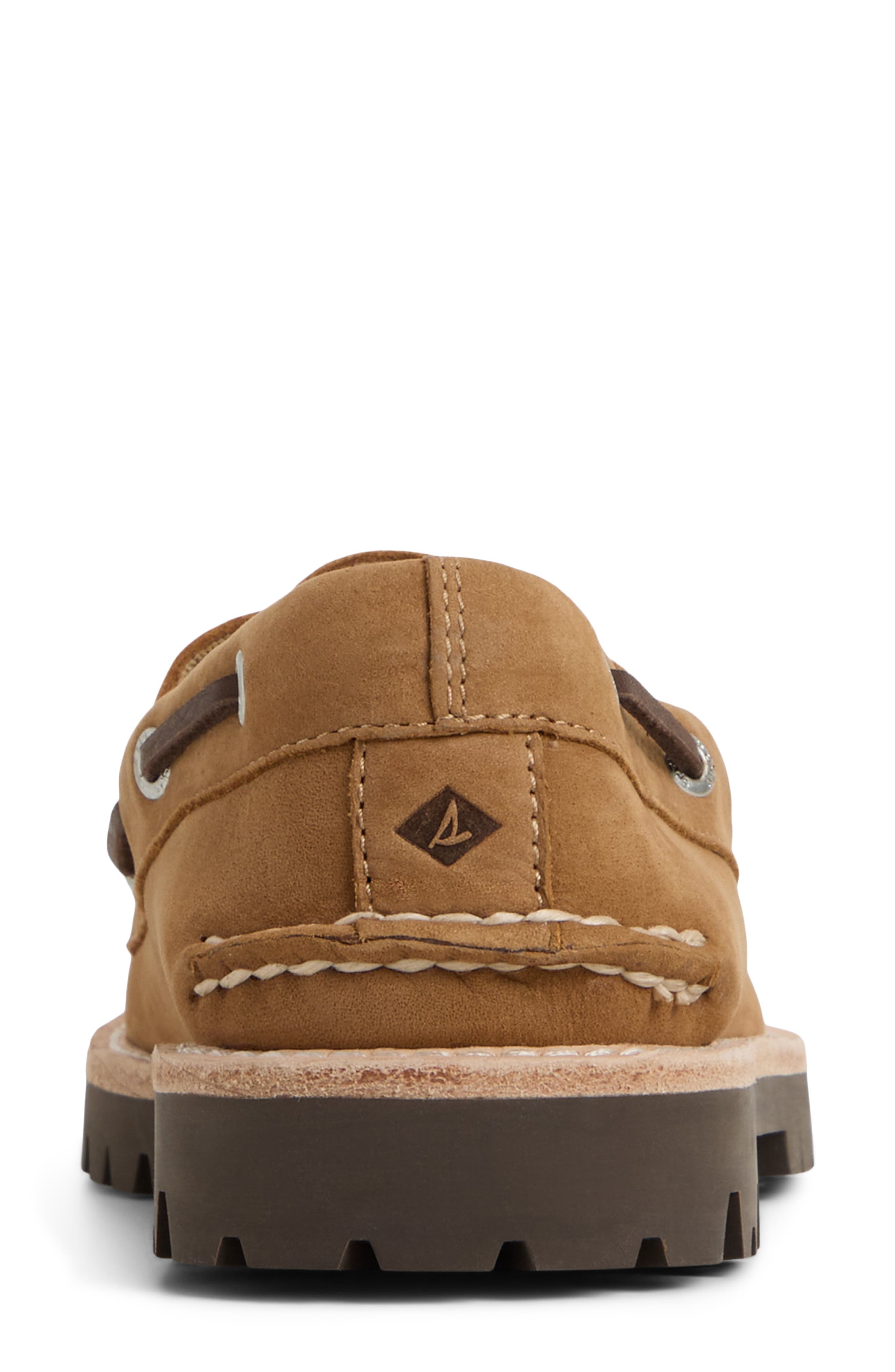 Sperry Authentic Original Lug Boat Shoe, Alternate, color, Linen Multi