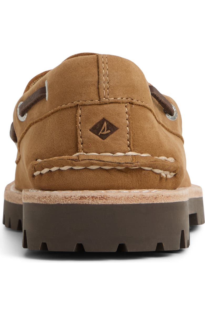 Sperry Authentic Original Lug Boat Shoe, Alternate, color, Linen Multi