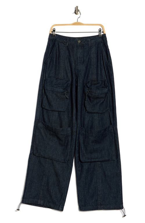 Afrm Los Angeles Collins Low Rise Utility Cargo Jeans