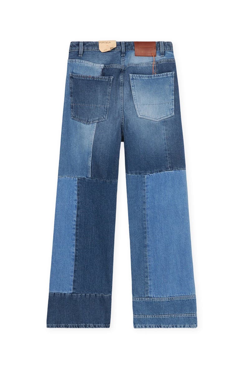 Joleen 5-Pocket Patchwork Trousers, Alternate, color, D999