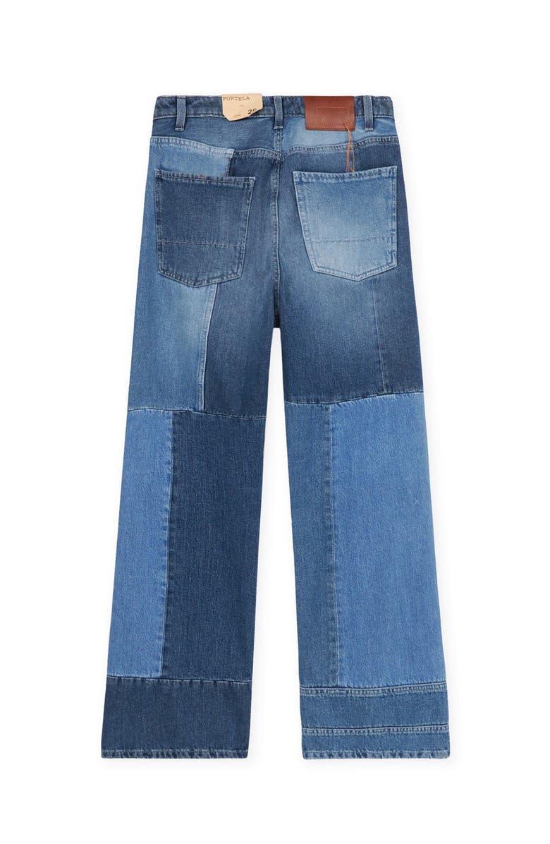 Fortela Joleen 5-Pocket Patchwork Trousers, Alternate, color, D999