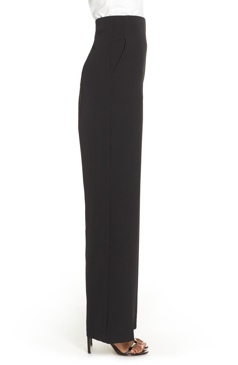 Eliza J High Waist Straight Leg Pants, Alternate, color, 