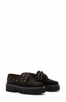 AllSaints Aastha Platform Boat Shoe