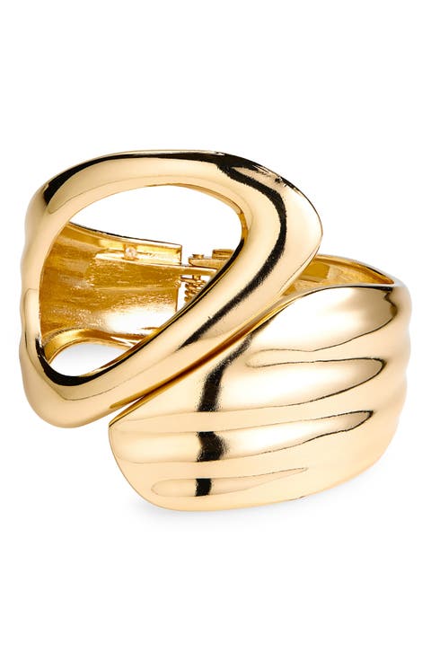 Sculpted Hinge Bracelet