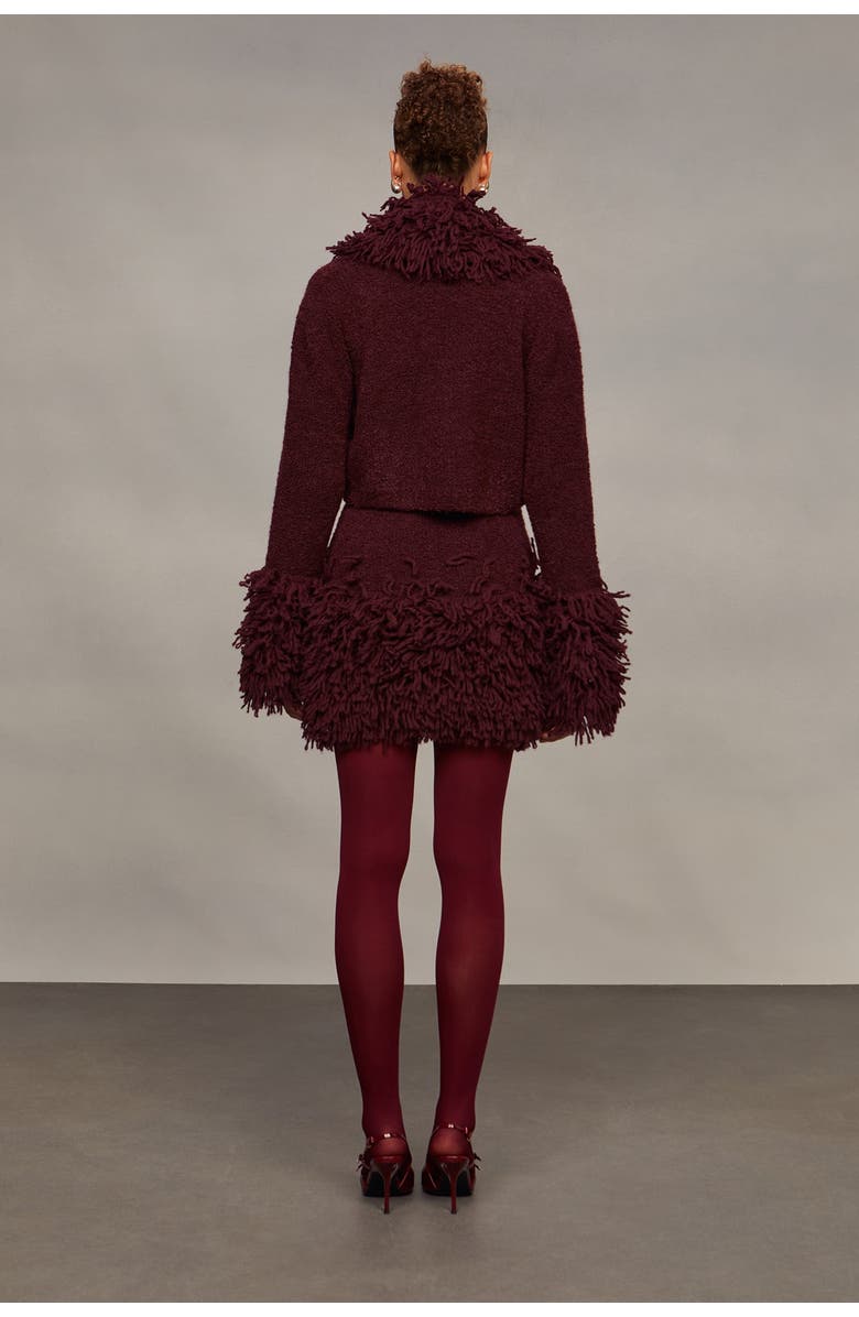 AMUR Lilia Knit Top, Alternate, color, Pinot Noir