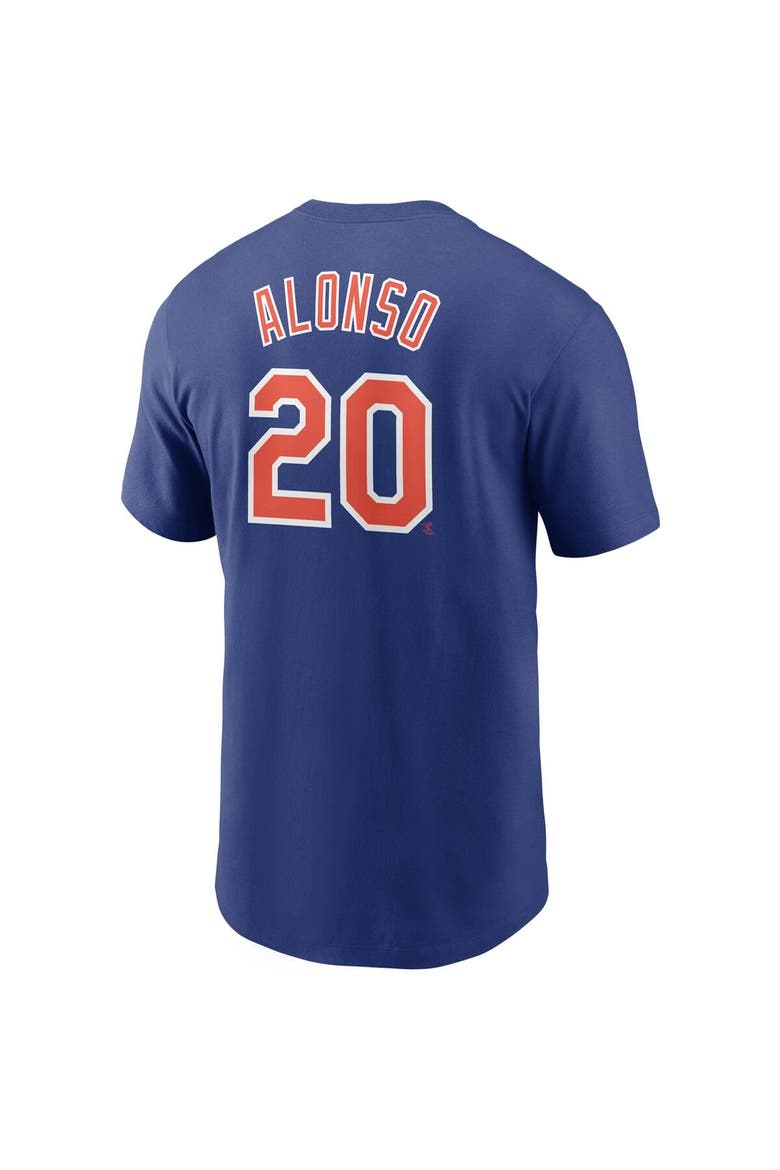 Men's Nike Pete Alonso Royal New York Mets Name & Number T-Shirt, Alternate, color, Royal