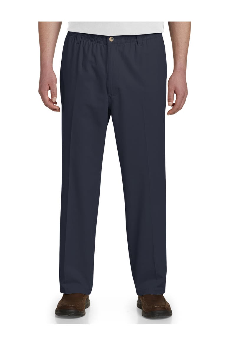 Elastic-Waist Pants, Main, color, NAVY