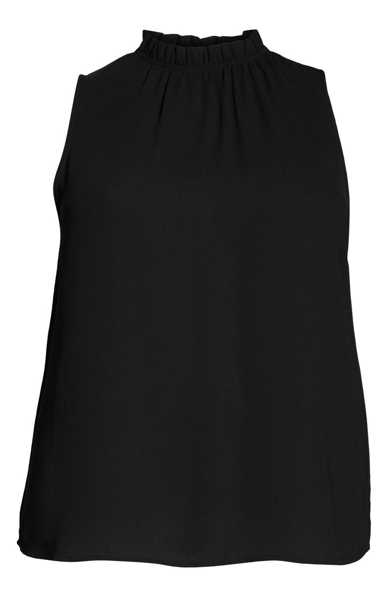 Halogen<sup>®</sup> Ruffle Neck Sleeveless Blouse, Alternate, color,