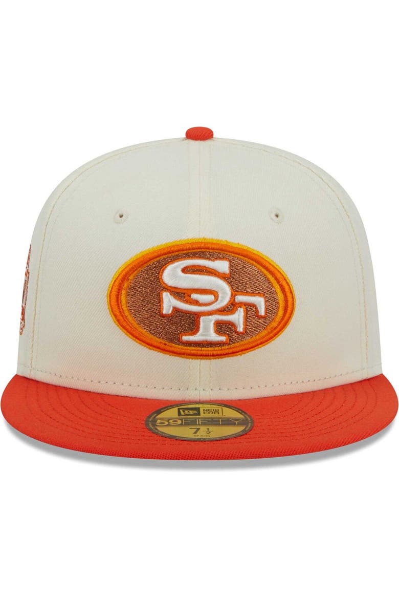 Men's New Era Cream/Scarlet San Francisco 49ers City Icon 59FIFTY Fitted Hat, Alternate, color, Cream