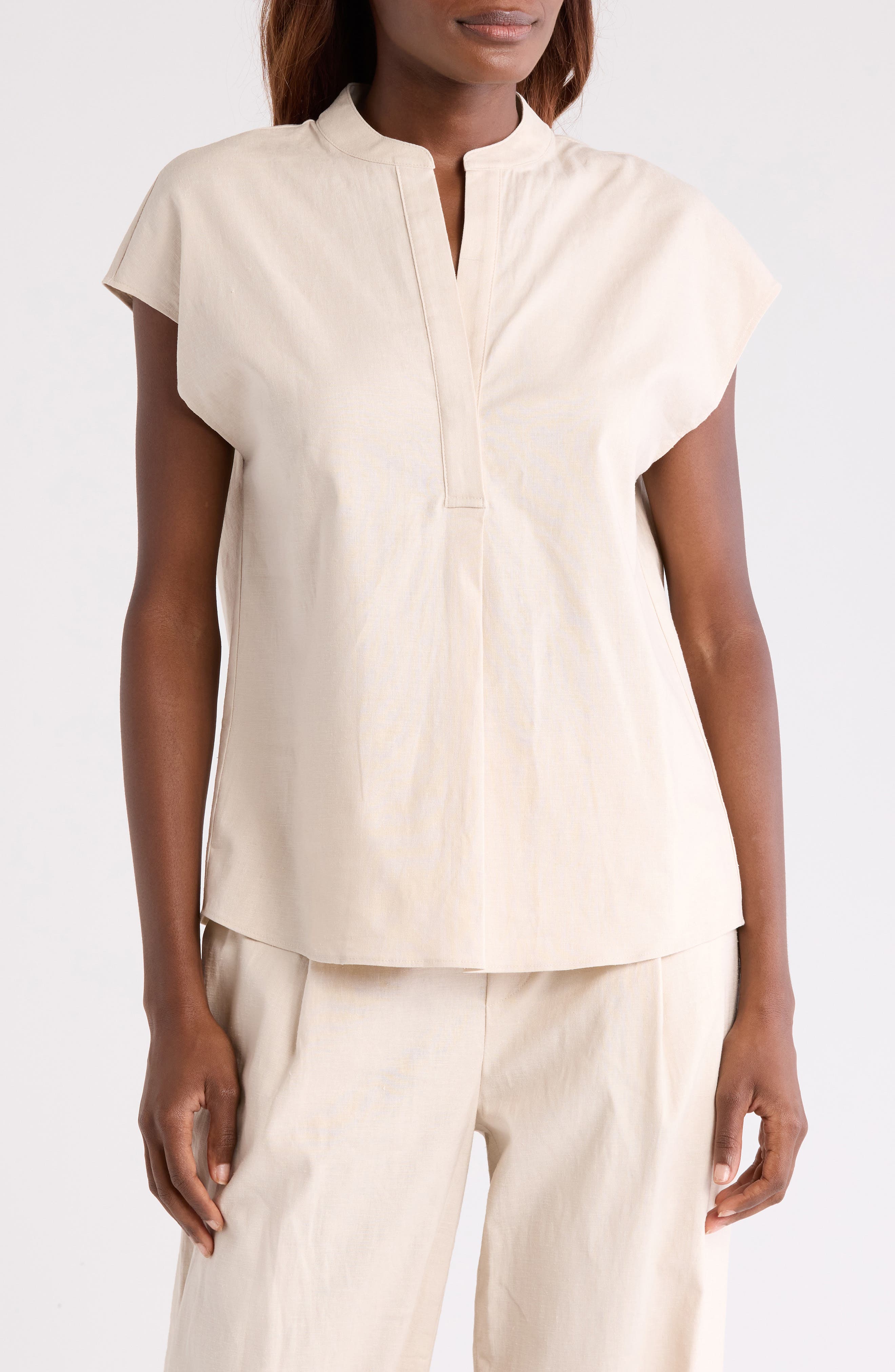 Vince Linen Blend Top