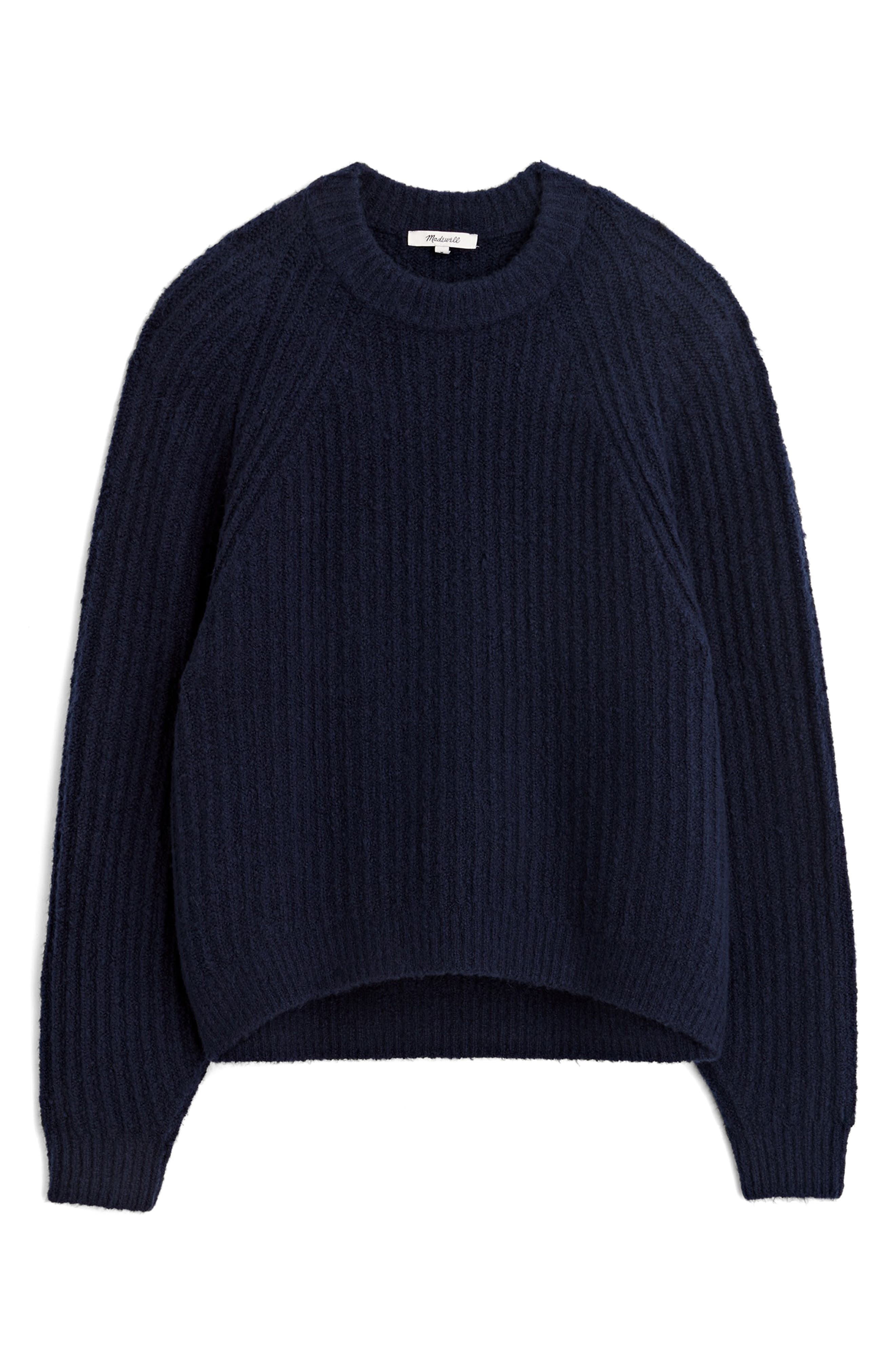 Ribbed Cotton Blend Sweater