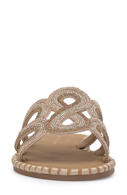 Jessica Simpson Bria 2 Slide Sandal In Champagne
