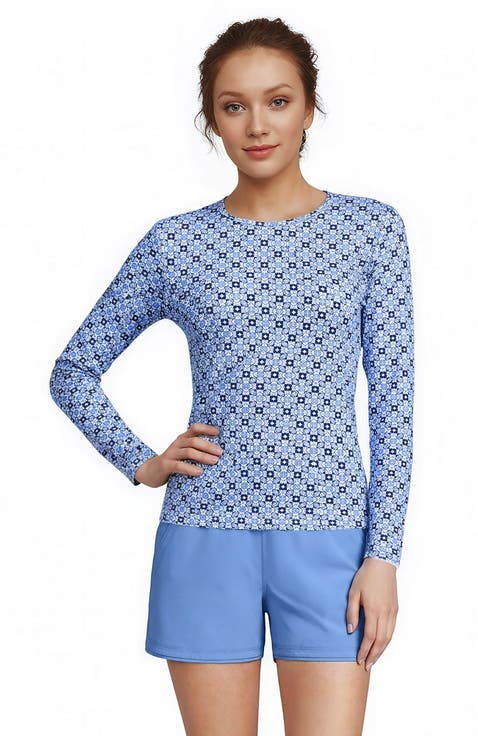 SunShade UPF 50 Long Sleeve Rash Guard Swim Tee