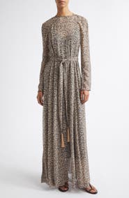 Zimmermann Valiant Print Long Sleeve Maxi Dress
