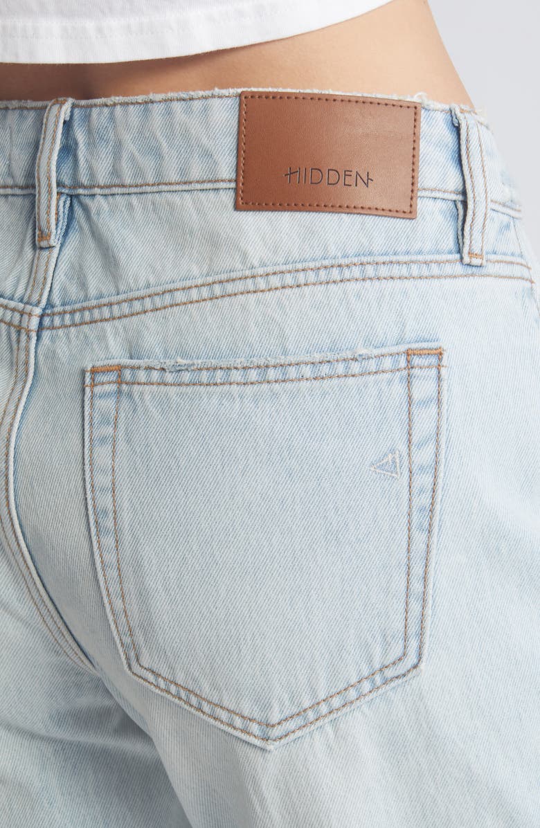 HIDDEN JEANS Classic Relaxed Ankle Straight Leg Jeans, Alternate, color, 