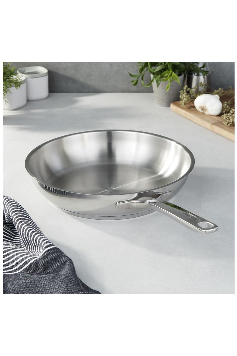 DiNA Helix 11-Inch Fry Pan, Alternate, color, SILVER