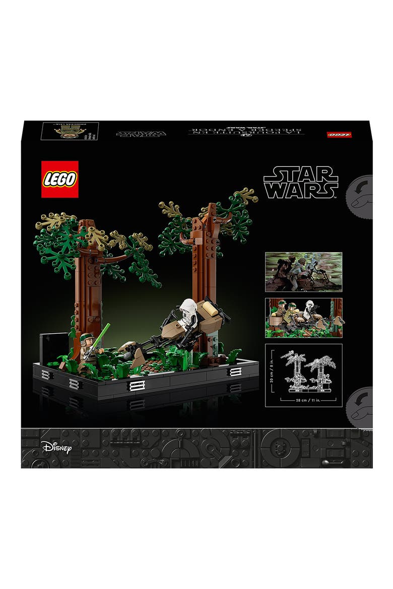 18+ Star Wars™ Endor™ Speeder Chase Diorama - 75353, Alternate, color, BROWN MULTI
