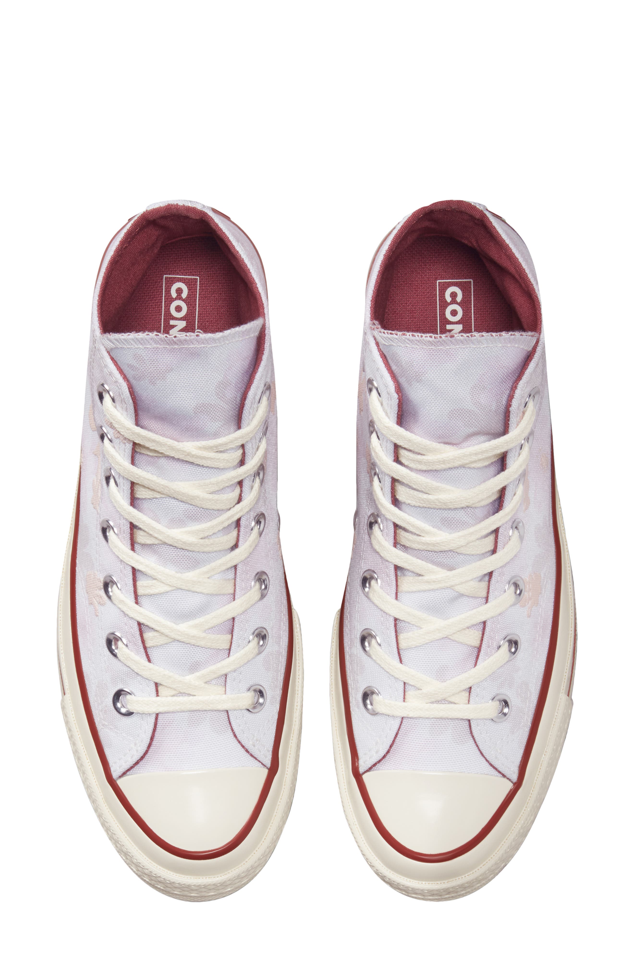 Chuck Taylor® All Star® 70 High Top Sneaker, Alternate, color, EGRET/ BARELY ROSE/ CEDAR