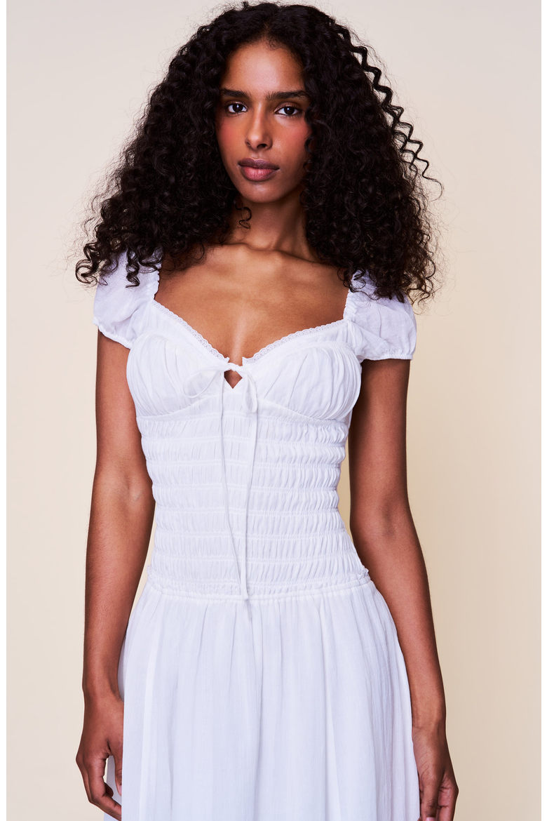 Formentera Maxi Dress, Alternate, color, White