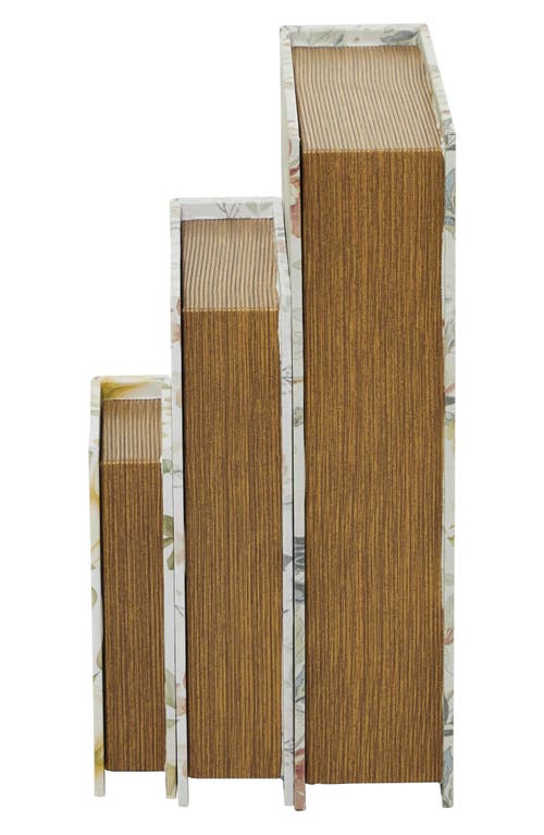 SONOMA SAGE HOME SONOMA SAGE HOME SET OF 3 FAUX BOOK BOXES