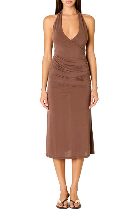 Marina Halter Midi Dress