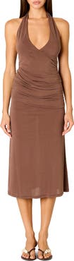 Nia Marina Halter Midi Dress
