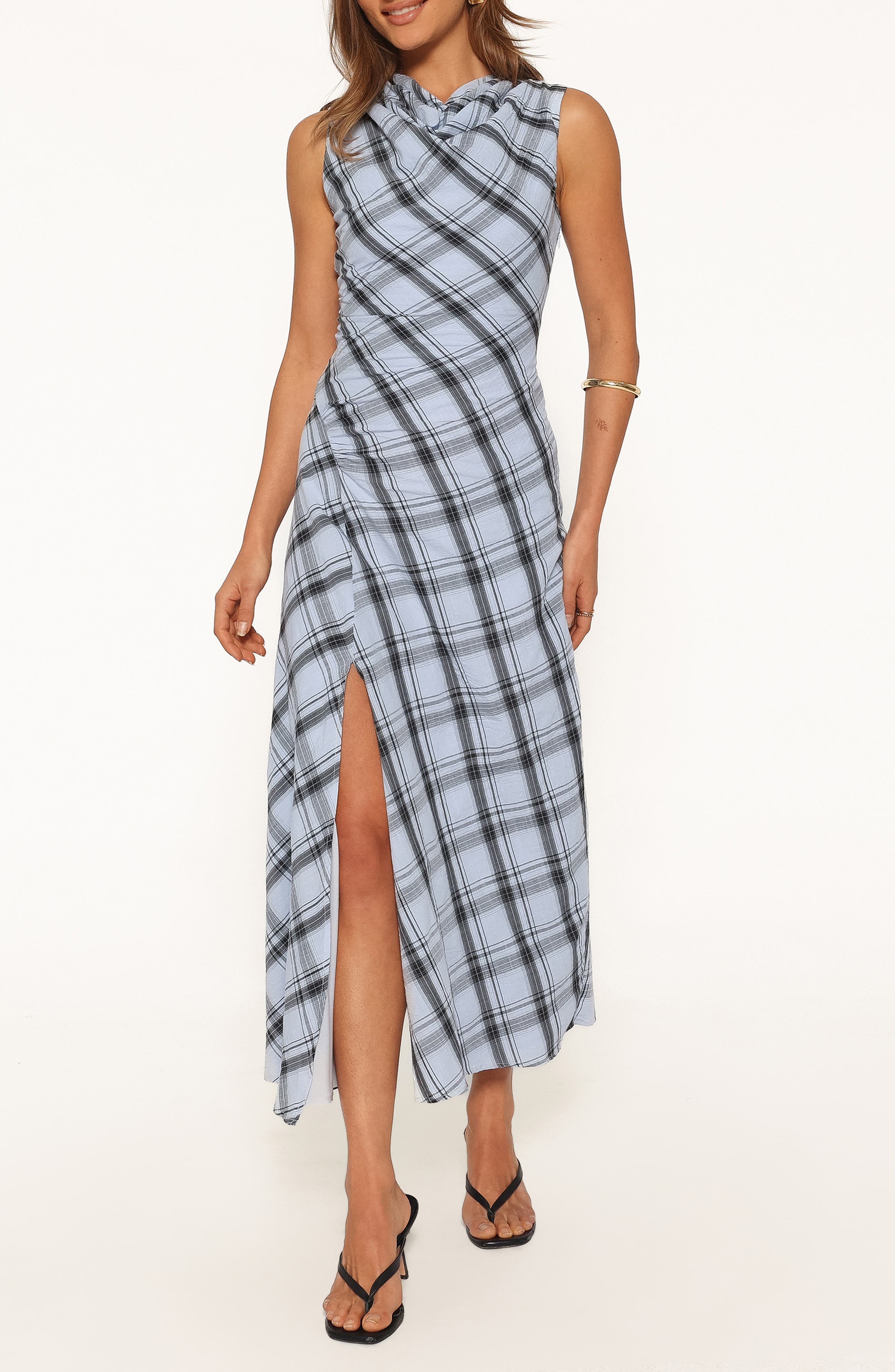 selected ICY BLUE PLAID