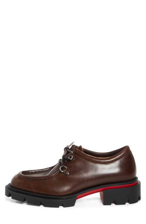 Christian Louboutin Our Pabelito Lug Sole Derby In Cosme