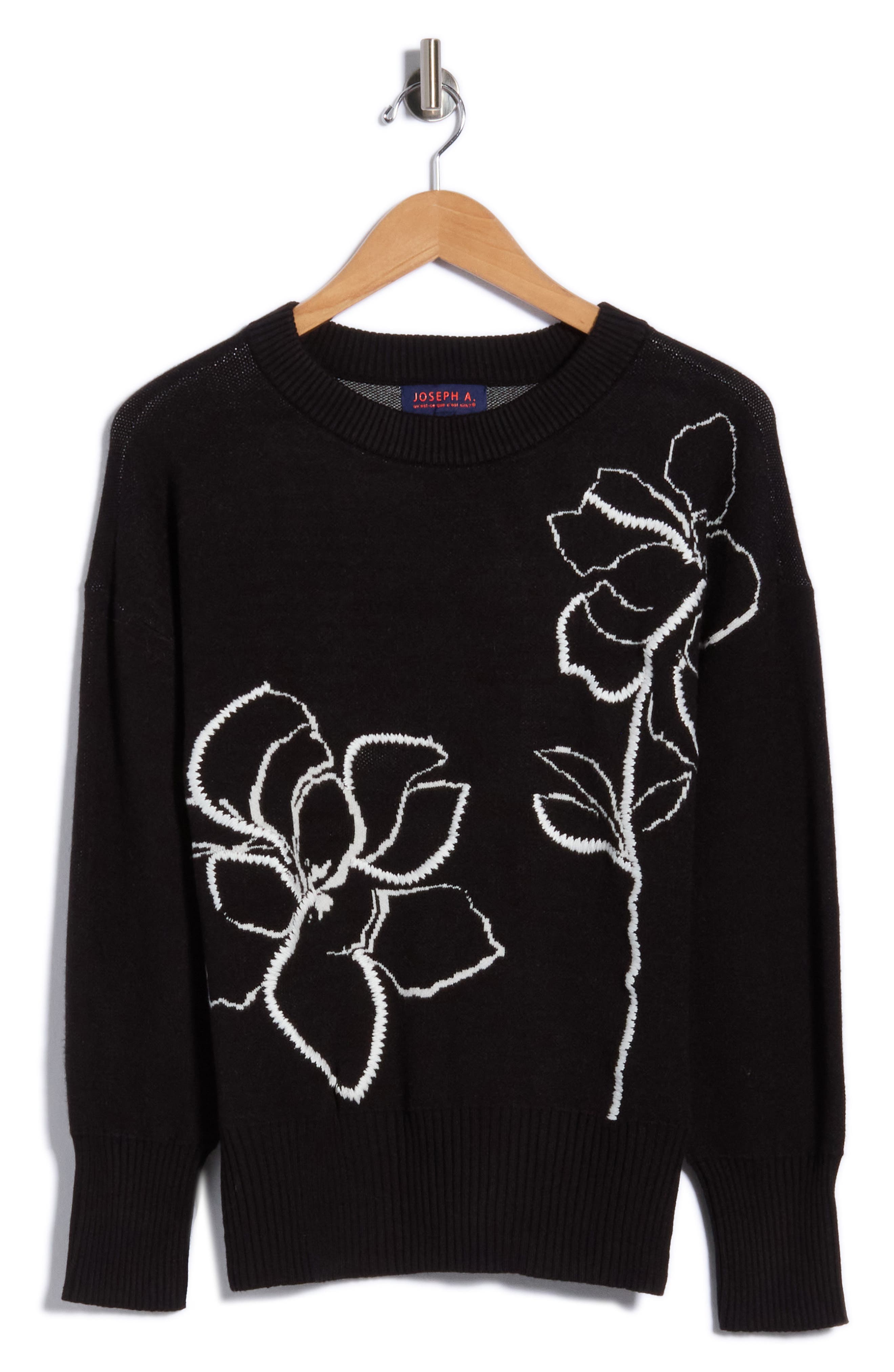 Floral Crewneck Sweater