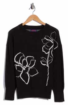 Floral Crewneck Sweater