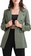 Belle & Bloom Princess Polly Textured Double-Breasted Blazer