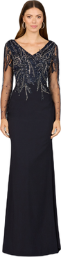 LARA New York Long Sleeve Knit Gown