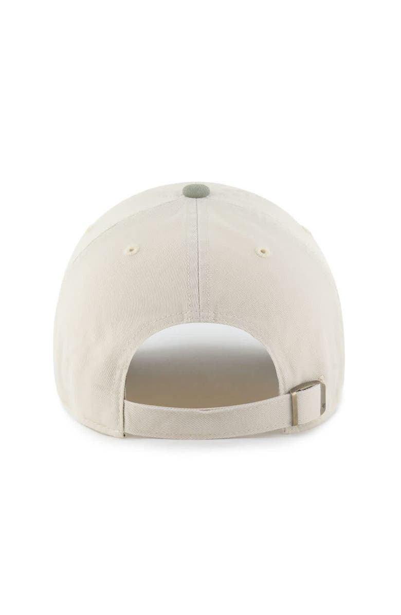 '47 Men's '47  Natural/Olive New York Mets Two-Tone Fashion Clean Up Adjustable Hat, Alternate, color, Natural