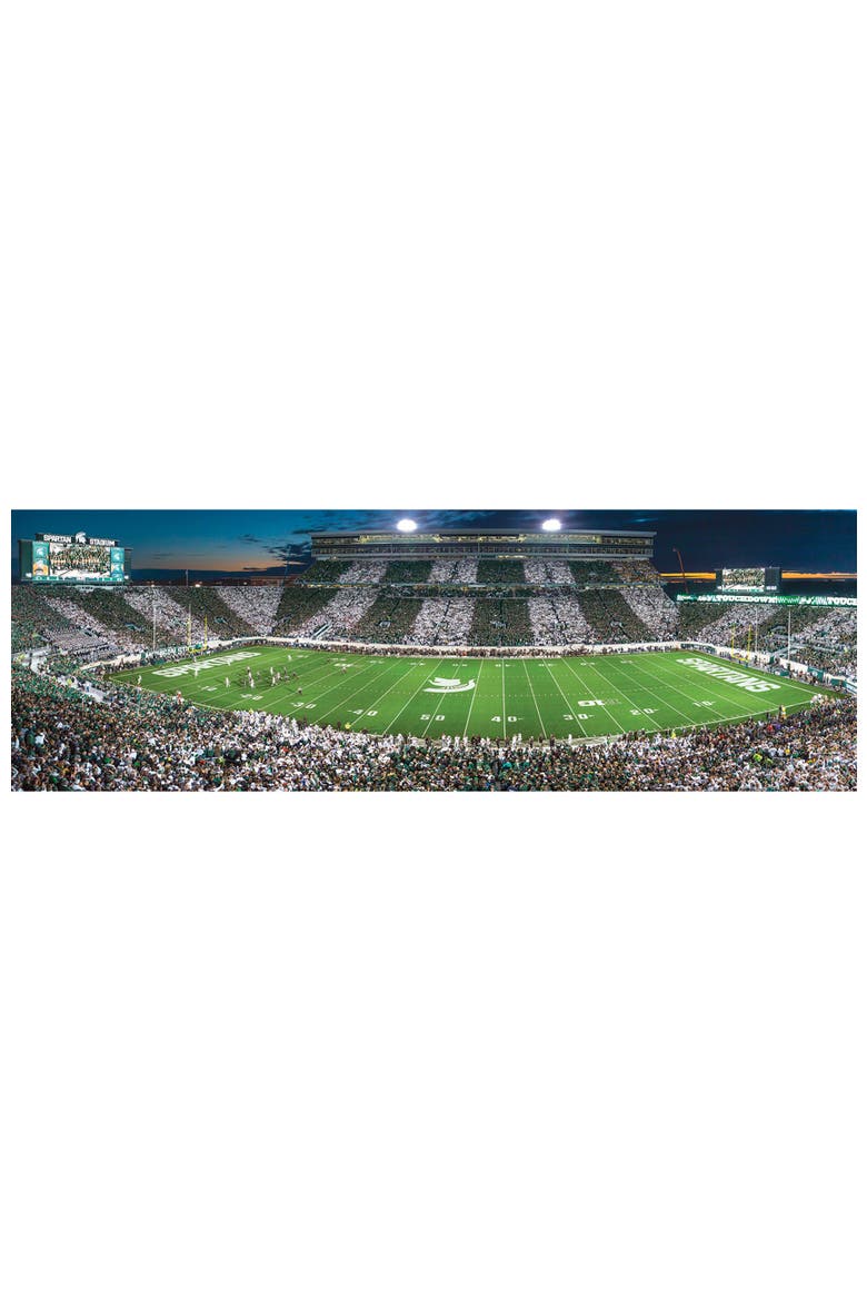 Michigan State 1000pc Panoramic Puzzle, Alternate, color, Multicolor