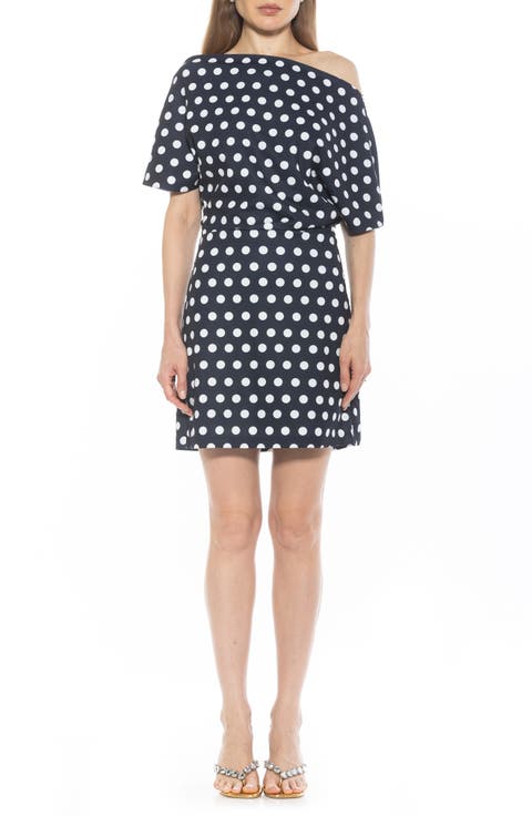 Suri Draped One-Shoulder Minidress