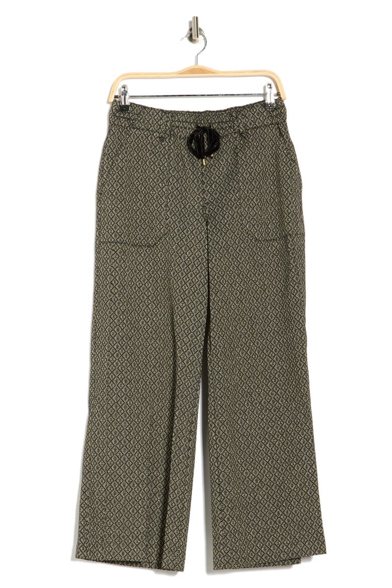 Ab Leisure High Waist Utility Pants, Main, color, NAVY GOLD MULTI