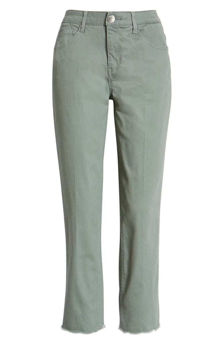 Wit & Wisdom 'Ab'Solution Scallop Hem Straight Leg Crop Jeans, Alternate, color,