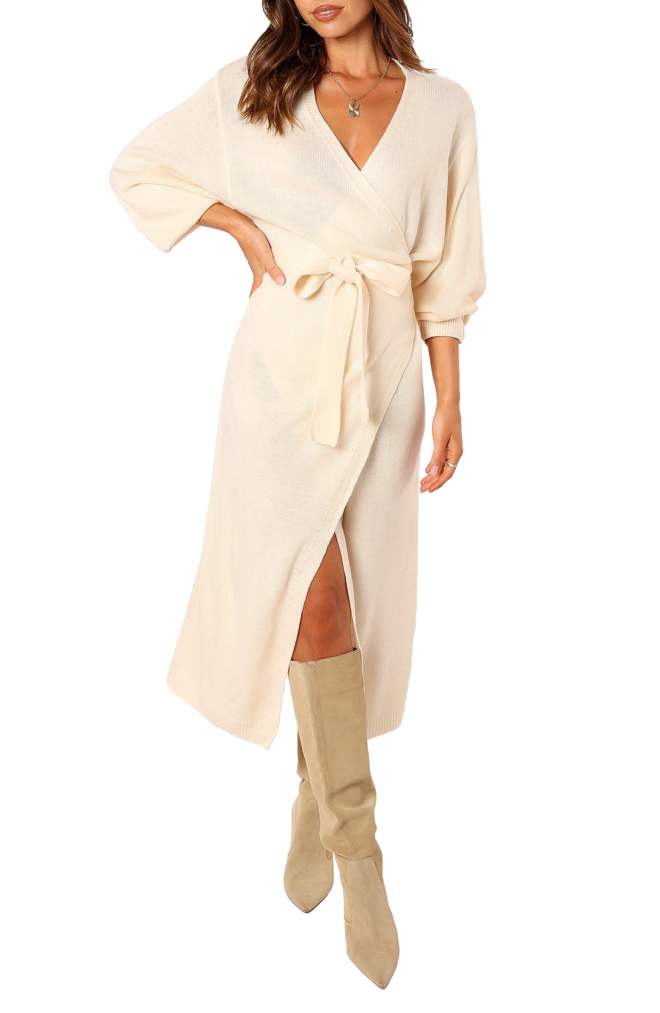 Nova Long Sleeve Maxi Wrap Dress - image 3