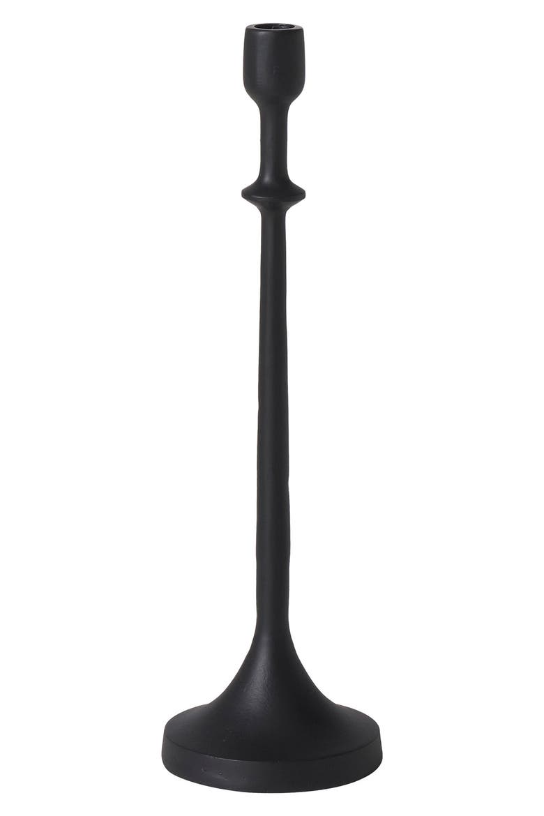 Set of 2 Candleholders, Alternate, color, BLACK