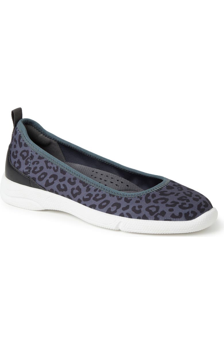ORIGINAL COMFORT BY DEARFOAMS Mia Easy Foam Flat, Main, color, Grey Leopard