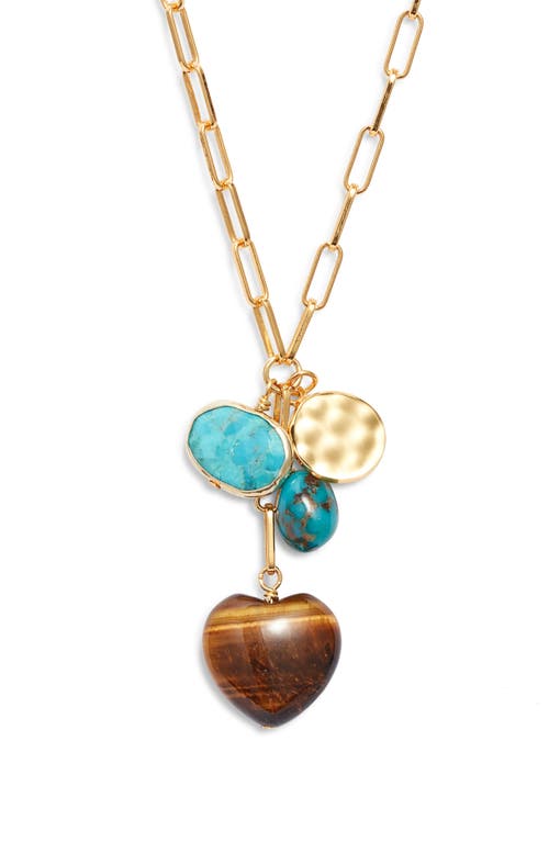 Nest Jewelry Heart Charm Necklace In Gold