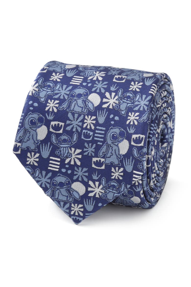 Disney Stitch Tie, Alternate, color, BLUE