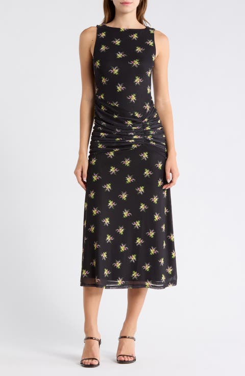 Loren Floral Print Sleeveless Dress