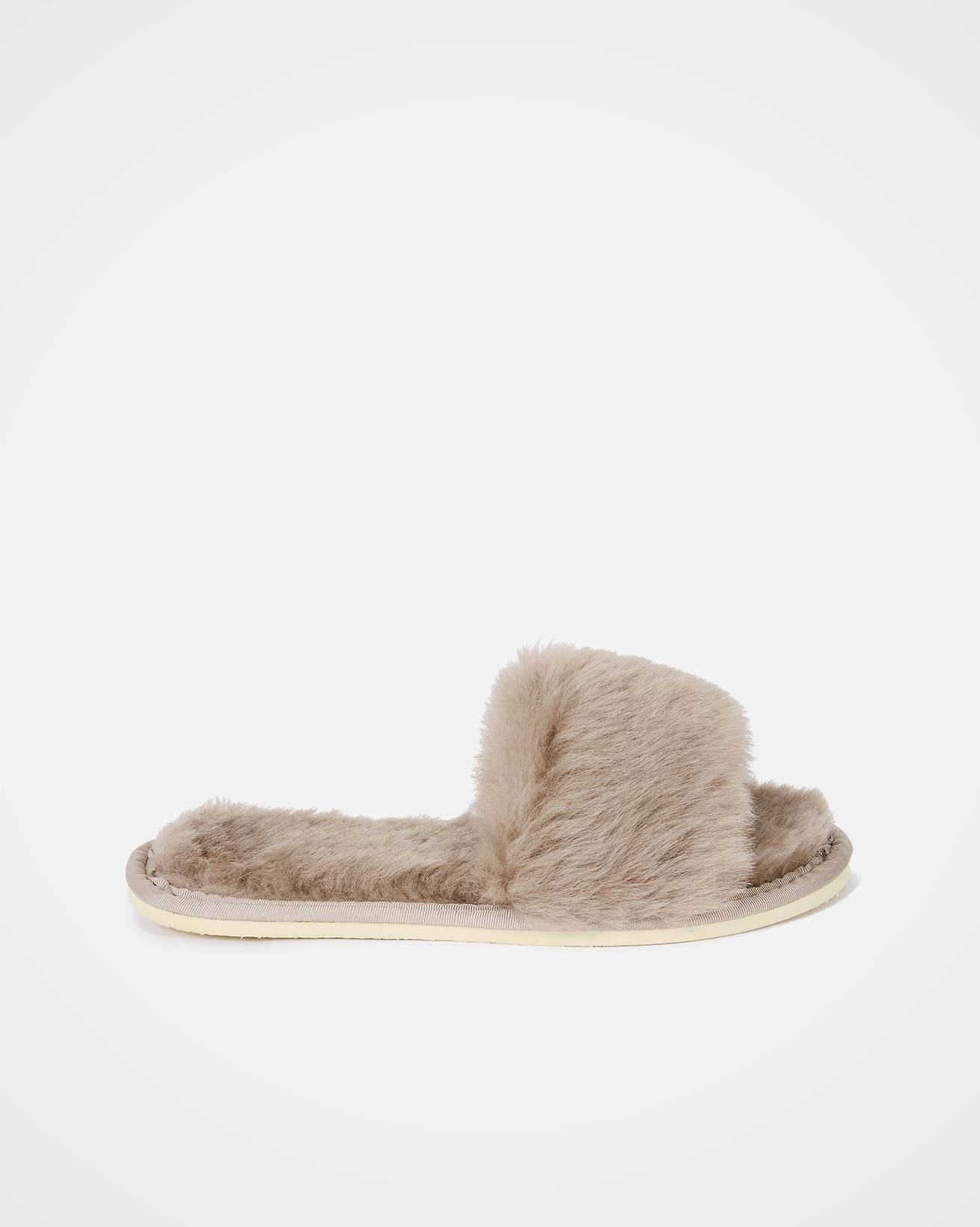 Celtic & Co. British Luxe Slide Slipper, Main, color, Oatmeal