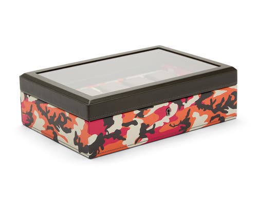 Wolf Elements 10 Piece Watch Box In Fire