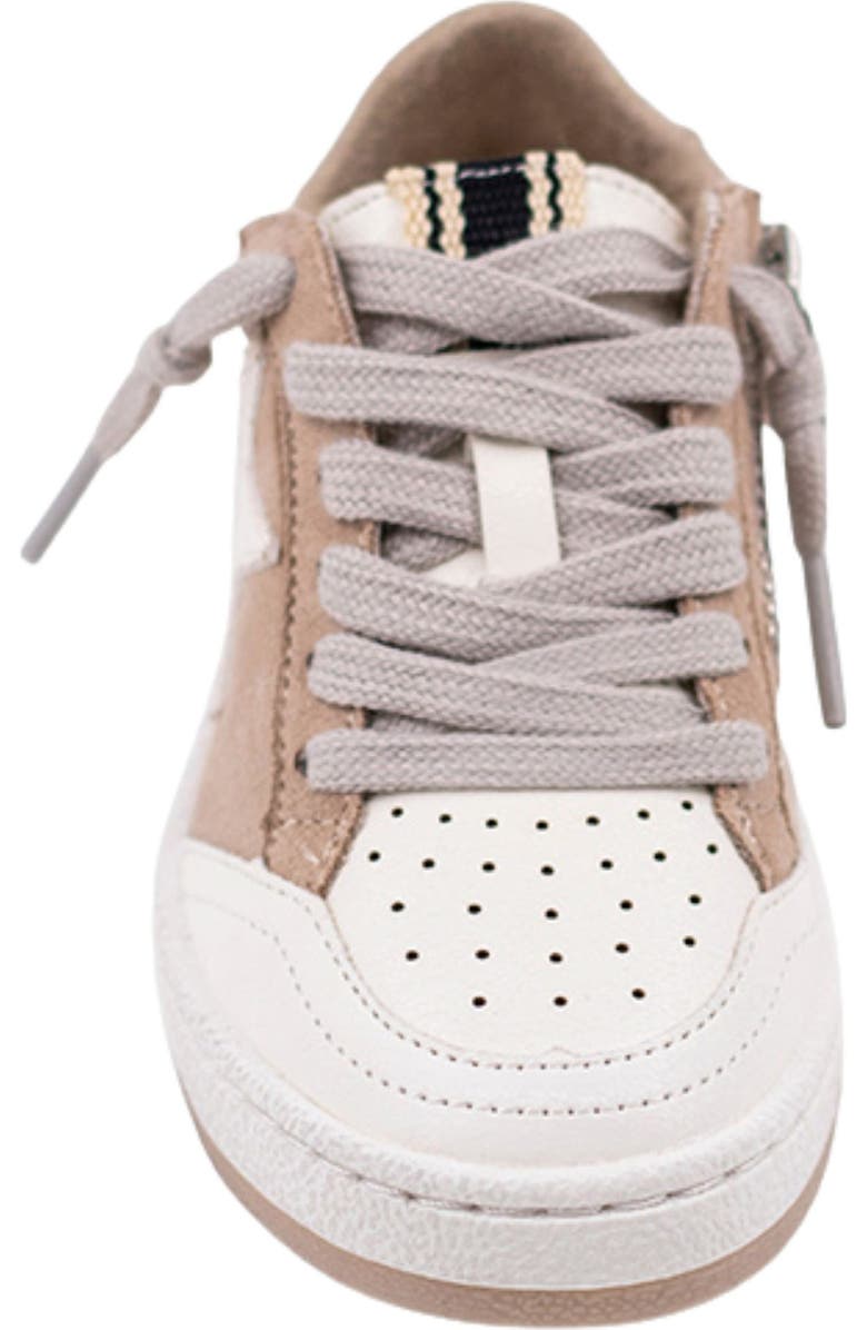 SHUSHOP Kids' Mini Paz Sneaker, Alternate, color, Beige Suede