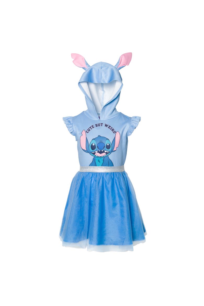 Lilo & Stitch Cosplay Hooded Tutu Dress, Main, color, Stitch Blue