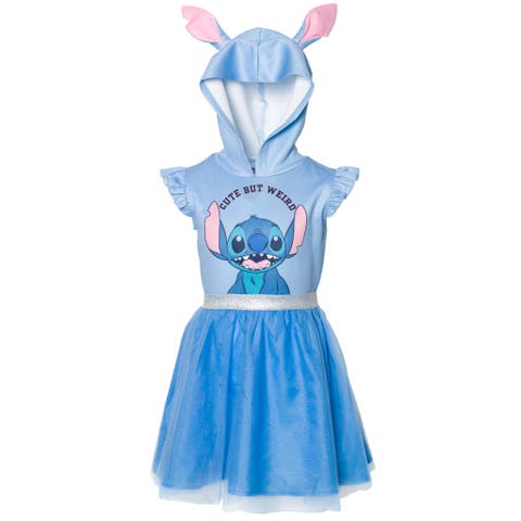 Lilo & Stitch Cosplay Hooded Tutu Dress