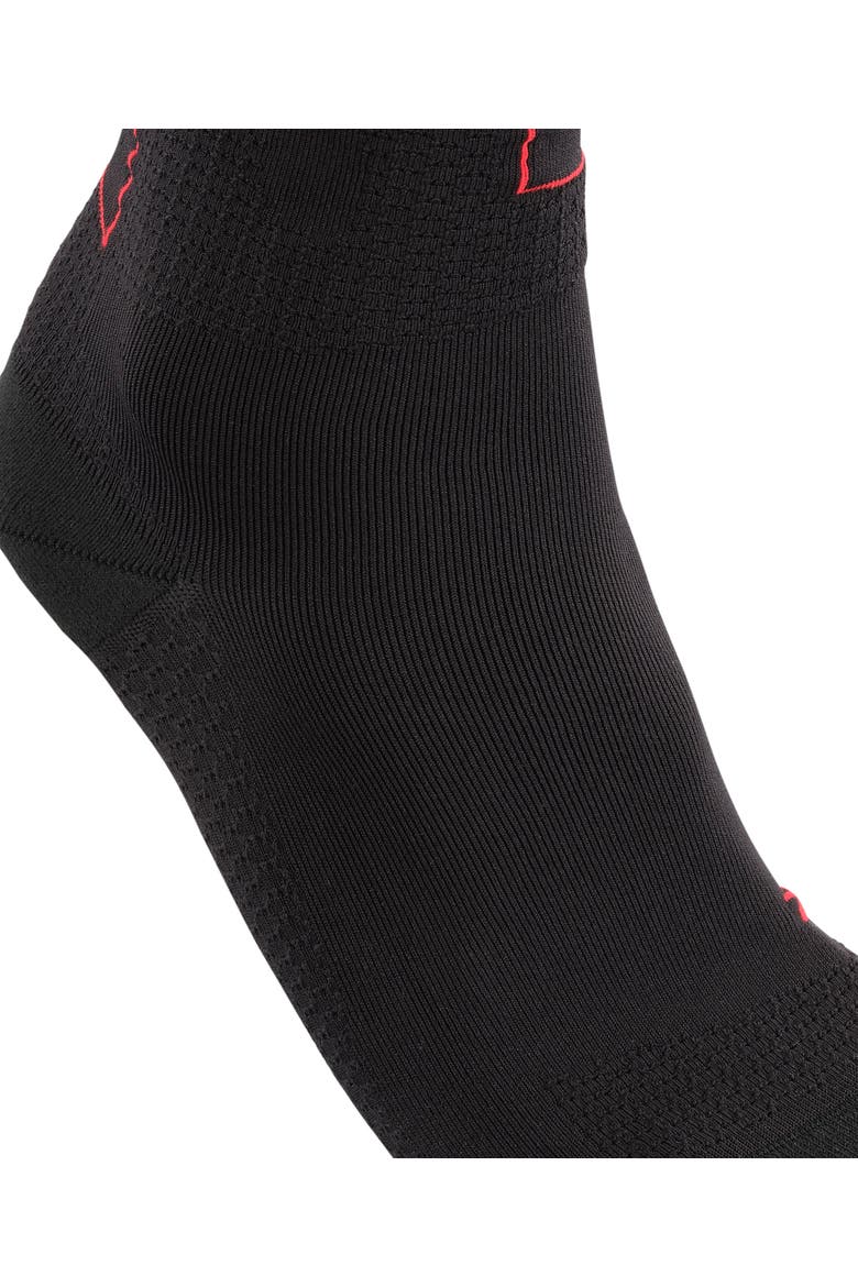 Impulse Knee High Running Socks, Alternate, color, Black