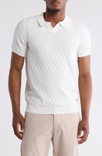 Short Sleeve Slim Fit Polo Sweater